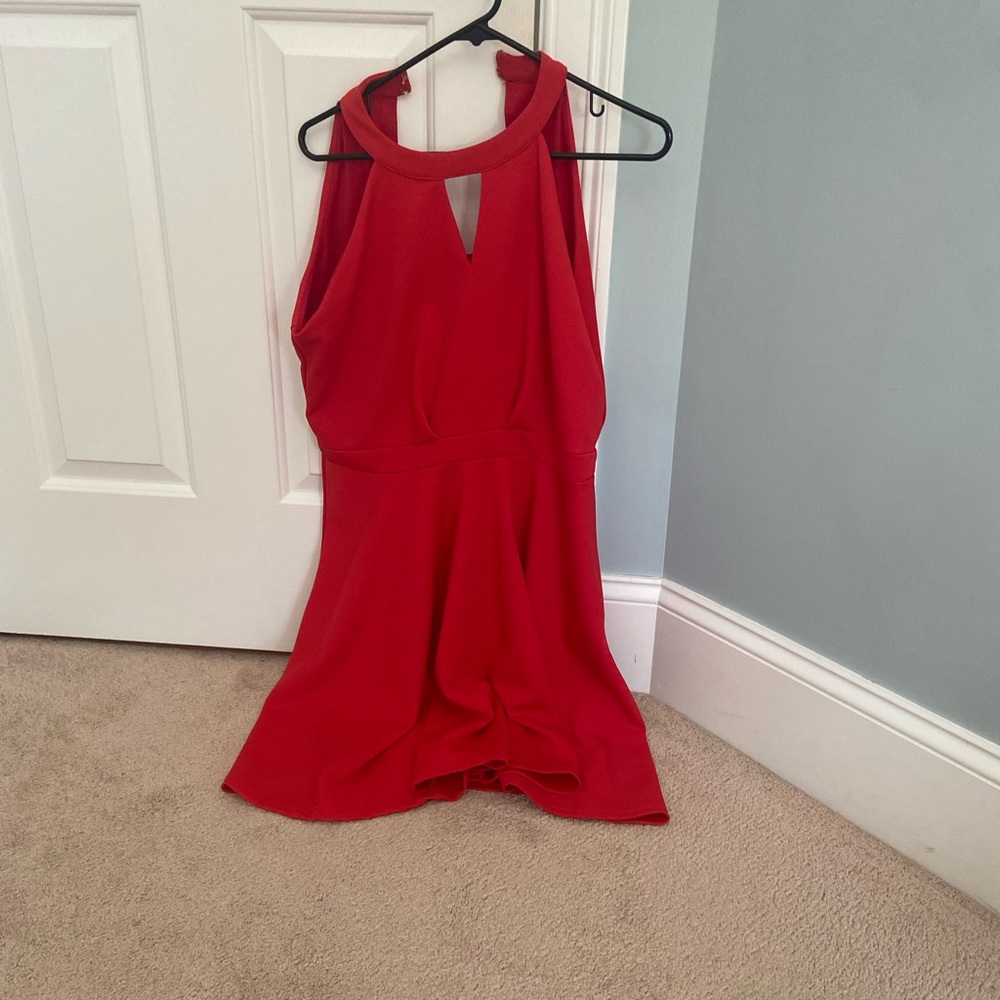 halter HOCO dress